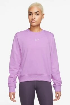 Nike Mint Green Dri-FIT One Long-Sleeved Crew-Neck Top-Verde Menta