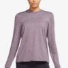 Nike Purple Swift Element Dri-FIT UV Crew Neck Top