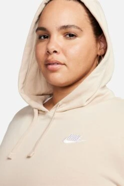 Nike Cream Curve Club Fleece Pullover Hoodie 8 Nike Cream Curve Club Fleece Pullover Hoodie -Tienda Barata Deporte D61535s3