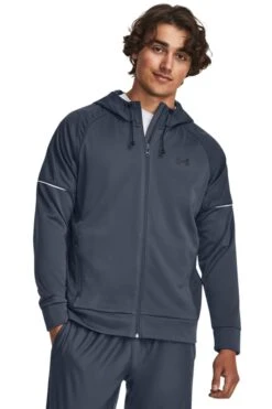 Under Armour Grey AF Storm Full Zip Hoodie