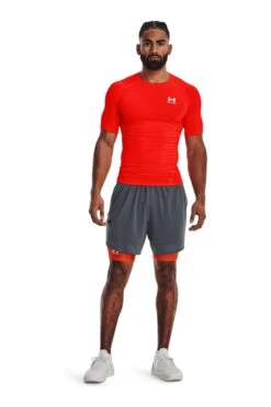 Under Armour Red Heatgear Armour Comp Short Sleeve T-Shirt -Tienda Barata Deporte D61865s3