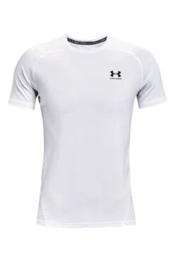 Under Armour Heat Gear Armour Fitted Short Sleeve White T-Shirt -Tienda Barata Deporte D61883