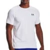 Under Armour Heat Gear Armour Fitted Short Sleeve White T-Shirt