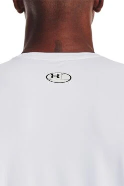 Under Armour Heat Gear Armour Fitted Short Sleeve White T-Shirt -Tienda Barata Deporte D61883s4