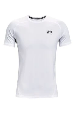 Under Armour Heat Gear Armour Fitted Short Sleeve White T-Shirt -Tienda Barata Deporte D61883s5