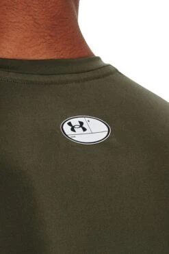 Under Armour Green Heat Gear Armour Fitted Short Sleeve T-Shirt -Tienda Barata Deporte D61884s4