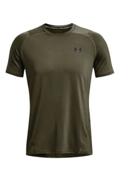 Under Armour Green Heat Gear Armour Fitted Short Sleeve T-Shirt -Tienda Barata Deporte D61884s5