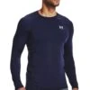 Under Armour Blue Coldgear Armour Fitted Crew Sweatshirt