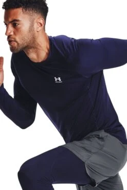 Under Armour Blue Coldgear Armour Fitted Crew Sweatshirt -Tienda Barata Deporte D62054s4