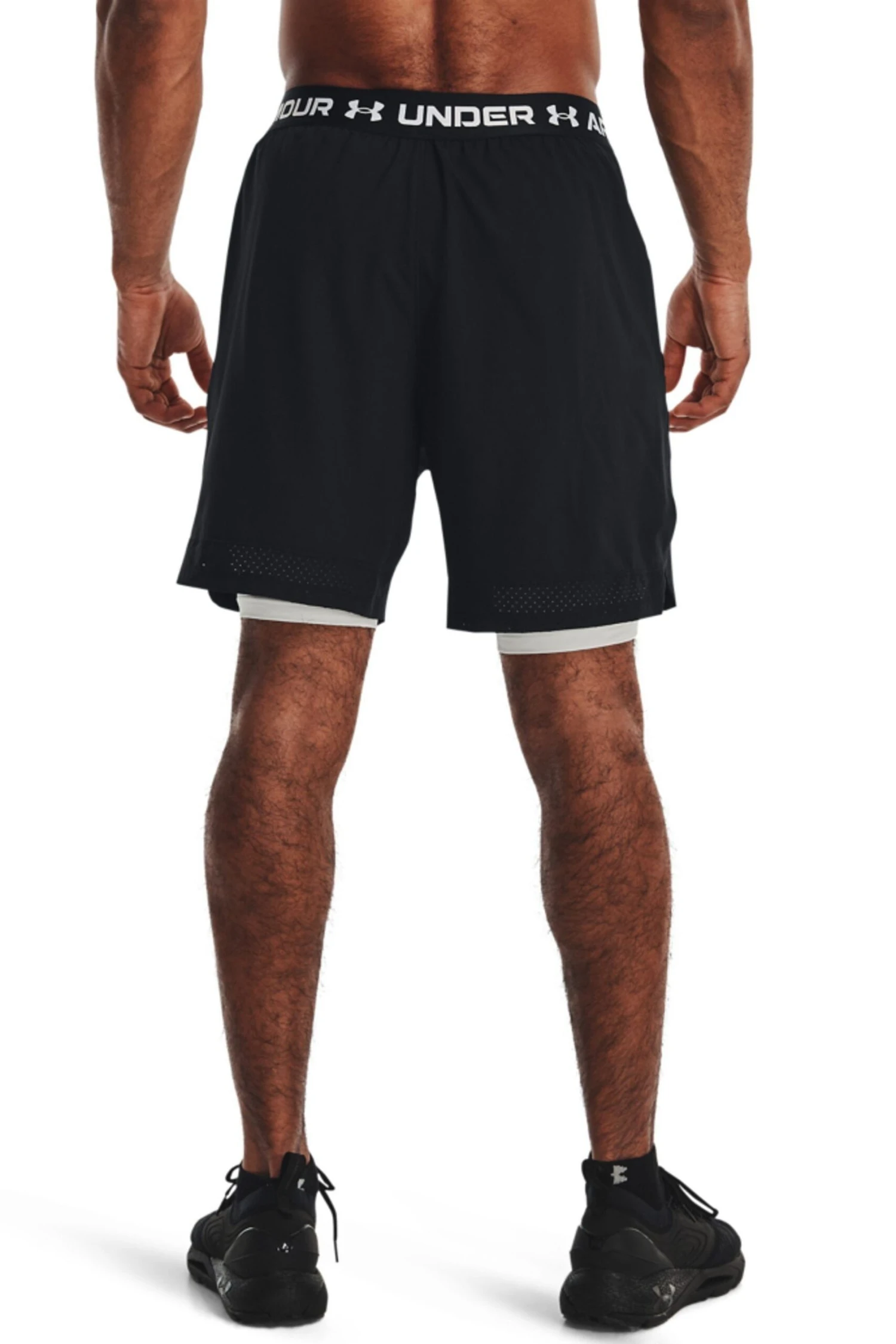 Under Armour Vanish Woven 2-In-1 Black Shorts 2 Under Armour Vanish Woven 2-In-1 Black Shorts - Imagen 2