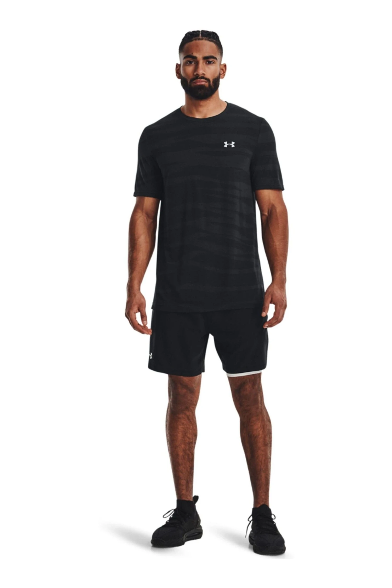 Under Armour Vanish Woven 2-In-1 Black Shorts 3 Under Armour Vanish Woven 2-In-1 Black Shorts - Imagen 3