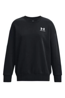 Under Armour Purple Essential Fleece OS Crew Sweatshirt-Negro -Tienda Barata Deporte D62116