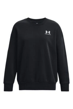 Under Armour Purple Essential Fleece OS Crew Sweatshirt-Negro -Tienda Barata Deporte D62116s5