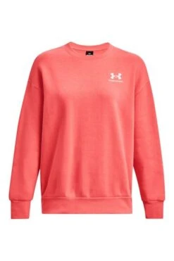Under Armour Purple Essential Fleece OS Crew Sweatshirt-Negro -Tienda Barata Deporte D62119