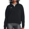 Under Armour Rival Fleece HZ Black Sweatshirt