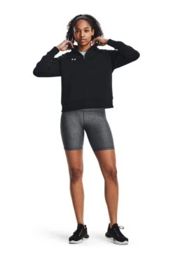 Under Armour Rival Fleece HZ Black Sweatshirt -Tienda Barata Deporte D62120s3