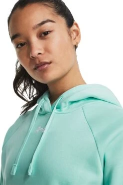 Under Armour Rival Fleece Black Hoodie-Verde -Tienda Barata Deporte D62131s4