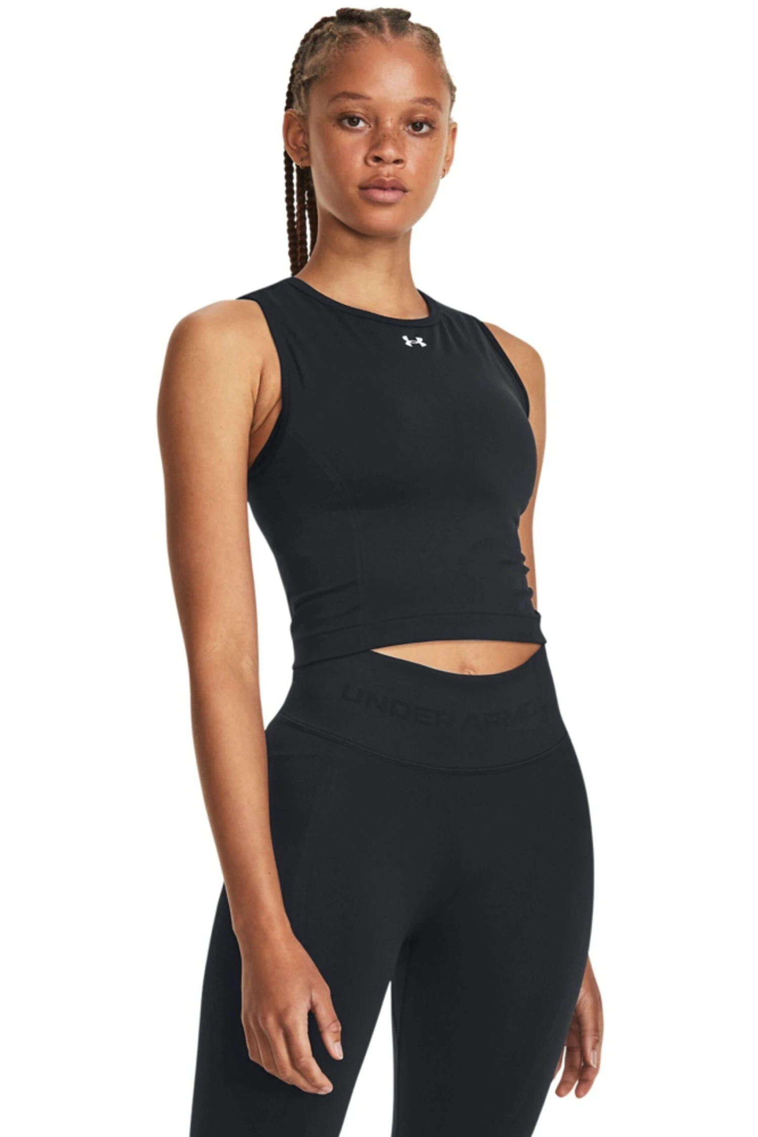 Under Armour Train Seamless Black Tank 1 Under Armour Train Seamless Black Tank