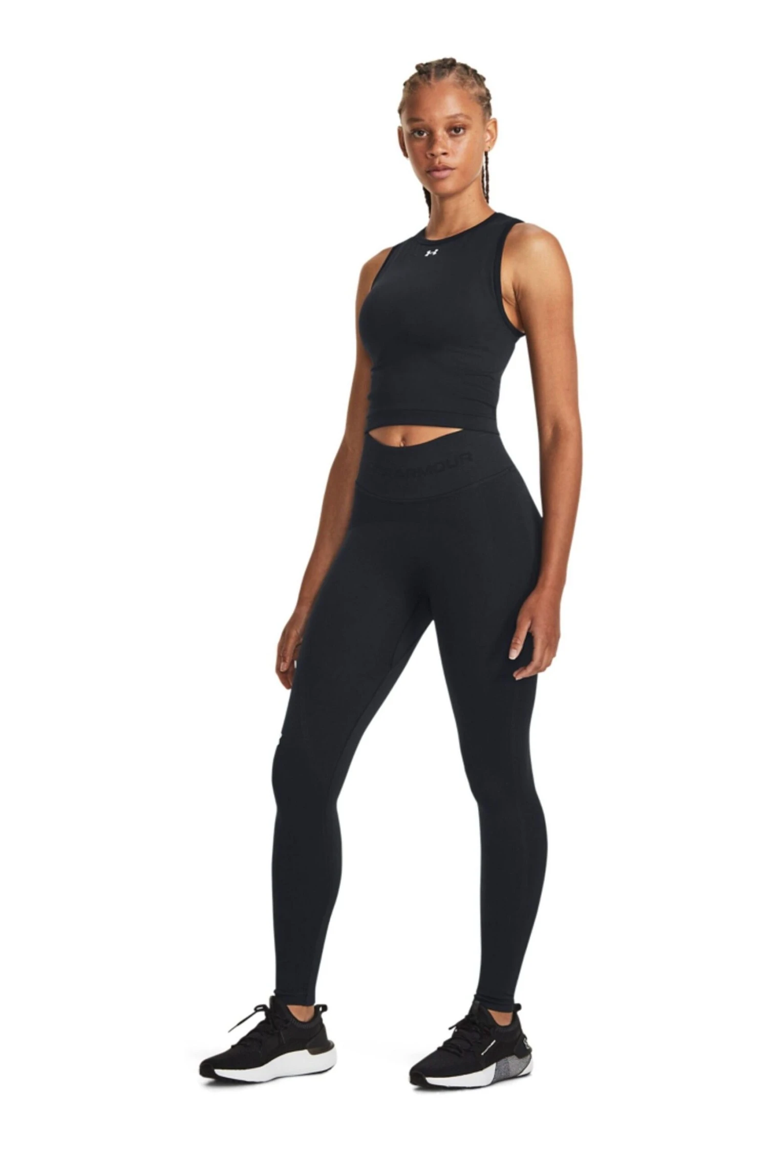 Under Armour Train Seamless Black Tank 4 Under Armour Train Seamless Black Tank - Imagen 4
