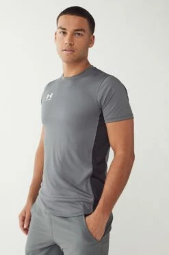 Under Armour Grey Challenger Train Short Sleeve T-Shirt -Tienda Barata Deporte D62301s4