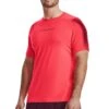 Under Armour Red Heatgear Nov Fitted Short Sleeve T-Shirt