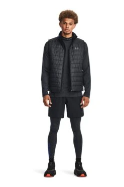 Under Armour Coldgear Armour Twist Black Mock T-Shirt