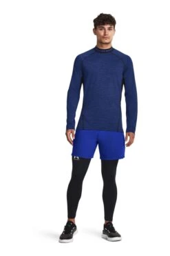 Under Armour Blue Coldgear Armour Twist Mock T-Shirt -Tienda Barata Deporte D62340s3