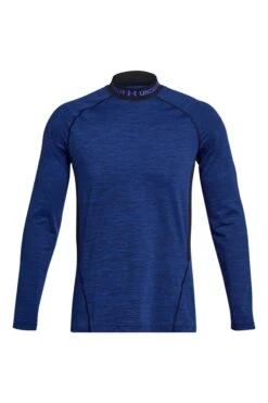 Under Armour Blue Coldgear Armour Twist Mock T-Shirt -Tienda Barata Deporte D62340s5
