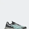 Adidas Grey/Yellow Performance Terrex Soulstride Flow GTX Trainers