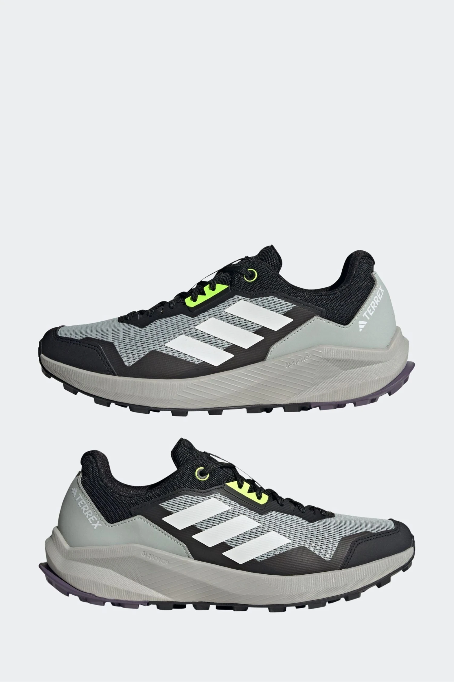 Adidas Silver/White Performance Terrex Trail Rider Trail Running Trainers 5 Adidas Silver/White Performance Terrex Trail Rider Trail Running Trainers - Imagen 5