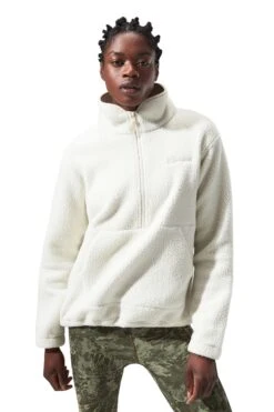 Berghaus Hawksker Half Zip White Fleece
