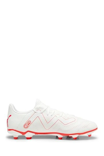 Puma White Future Play Firm Ground Football Boots 2 Puma White Future Play Firm Ground Football Boots - Imagen 2