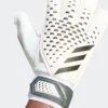 Adidas White/Lemon Gloves