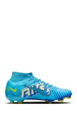 Nike Blue Zoom Mercurial Superfly 9 Kylian Mbappe Firm Ground Football Boots -Tienda Barata Deporte D66155s3