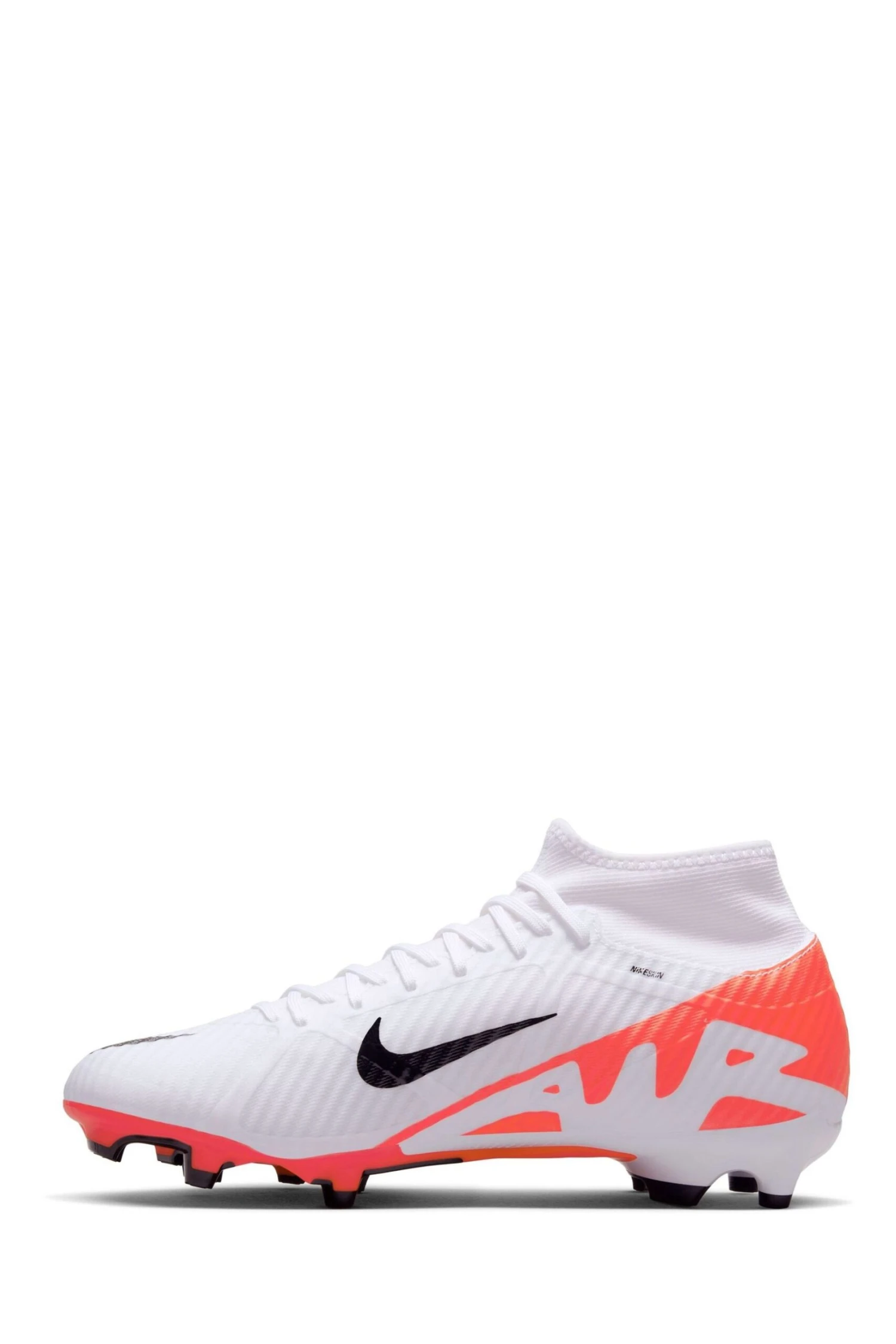 Nike Black Zoom Mercurial Superfly 9 Academy Artifial Grass Football Boots-Negro 2 Nike Black Zoom Mercurial Superfly 9 Academy Artifial Grass Football Boots-Negro - Imagen 2