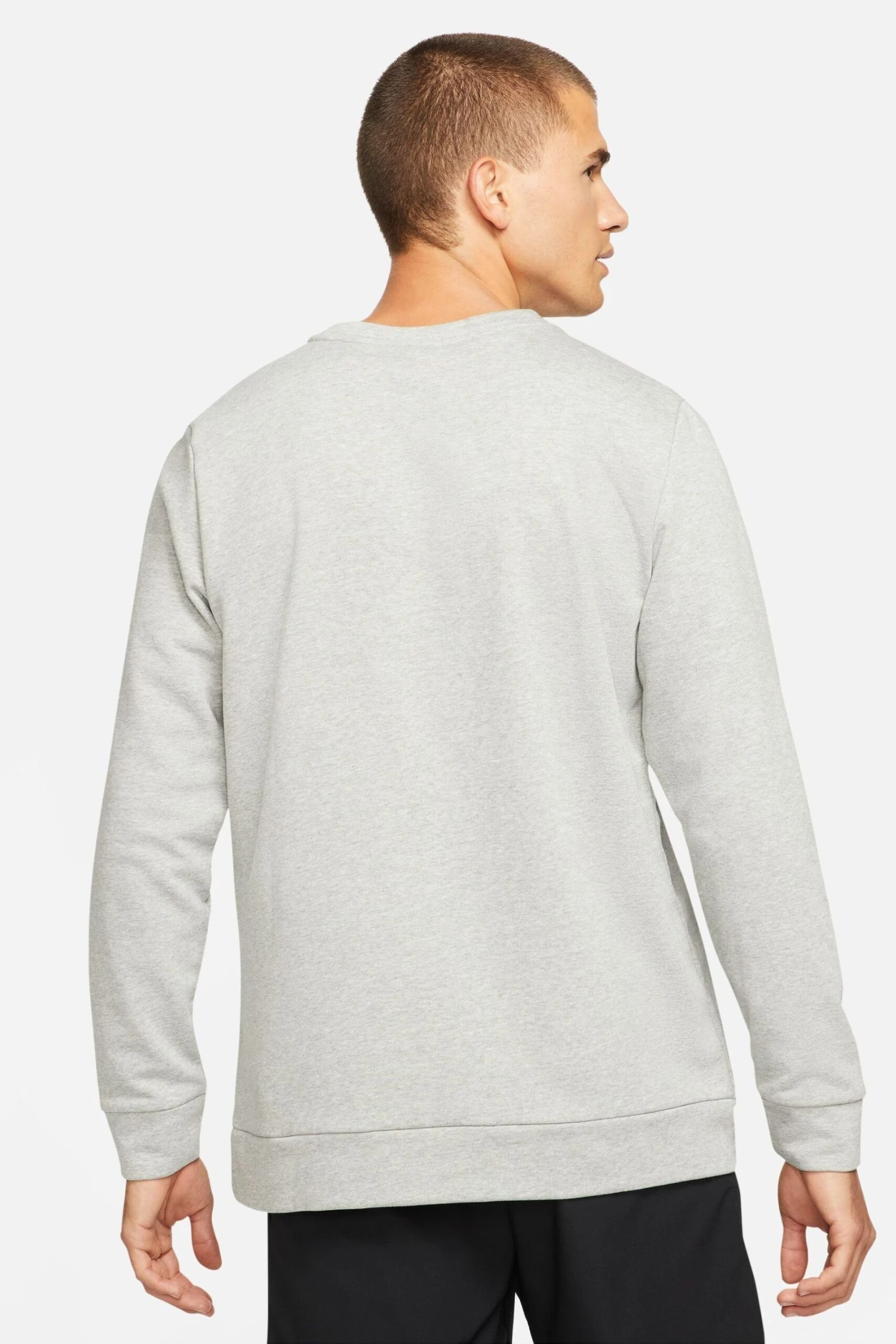 Nike Grey Dri-FIT Training Crew Top-Gris 2 Nike Grey Dri-FIT Training Crew Top-Gris - Imagen 2