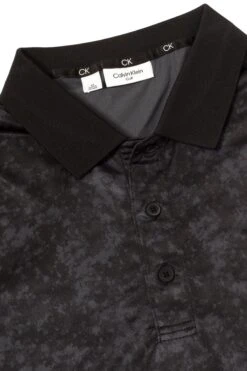 Calvin Klein Golf Black Tie Dye Print Polo Shirt -Tienda Barata Deporte D68546s7