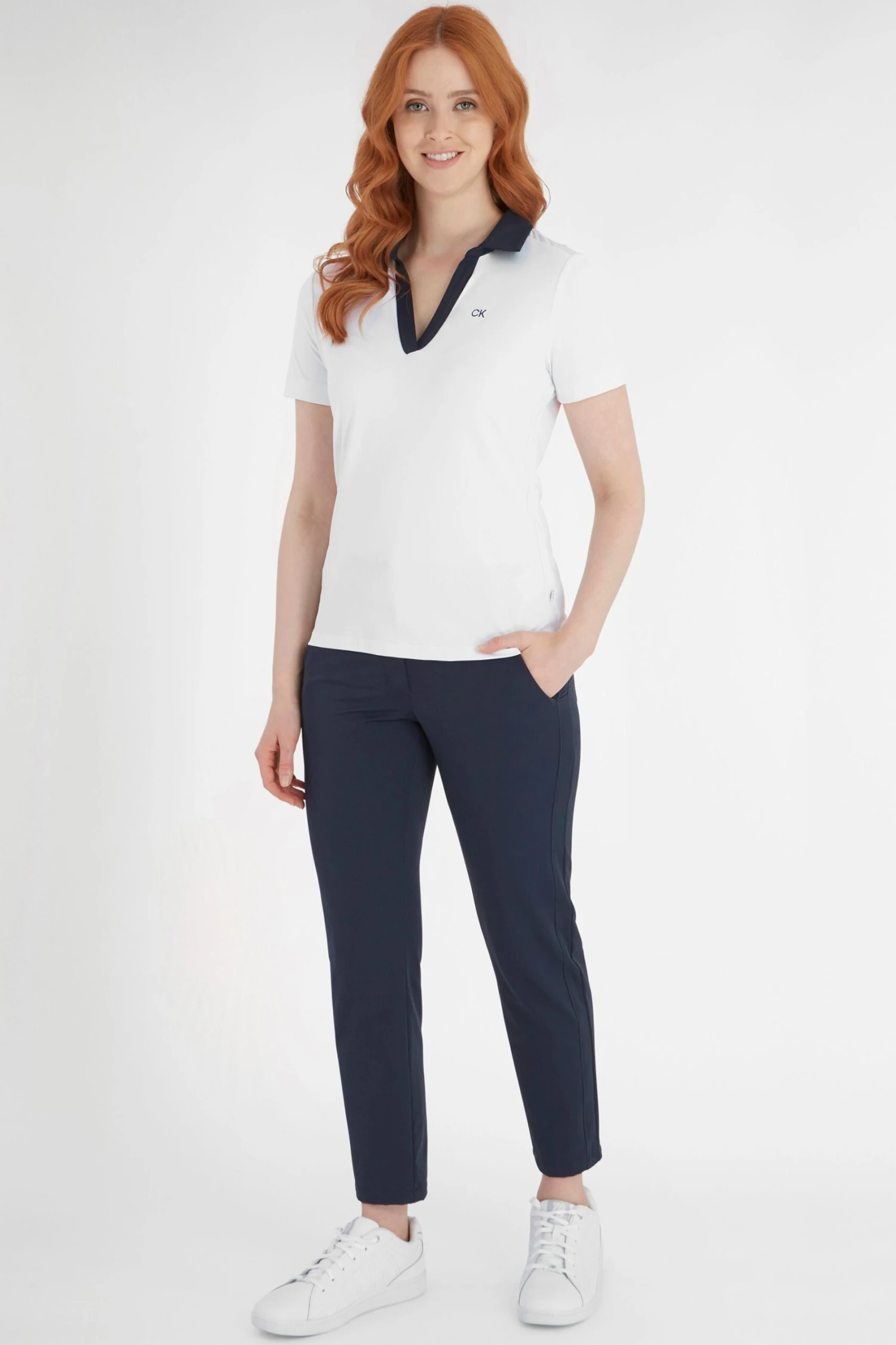 Calvin Klein Golf Canisteo White Polo Shirt 3 Calvin Klein Golf Canisteo White Polo Shirt - Imagen 3