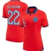 Nike Red Mount - 19 England Womens Away Stadium Football Shirt 2022