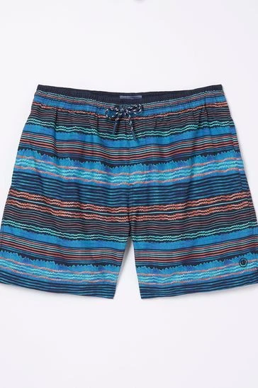 FatFace Blue Trevose Scribble Swim Shorts 6 FatFace Blue Trevose Scribble Swim Shorts - Imagen 6