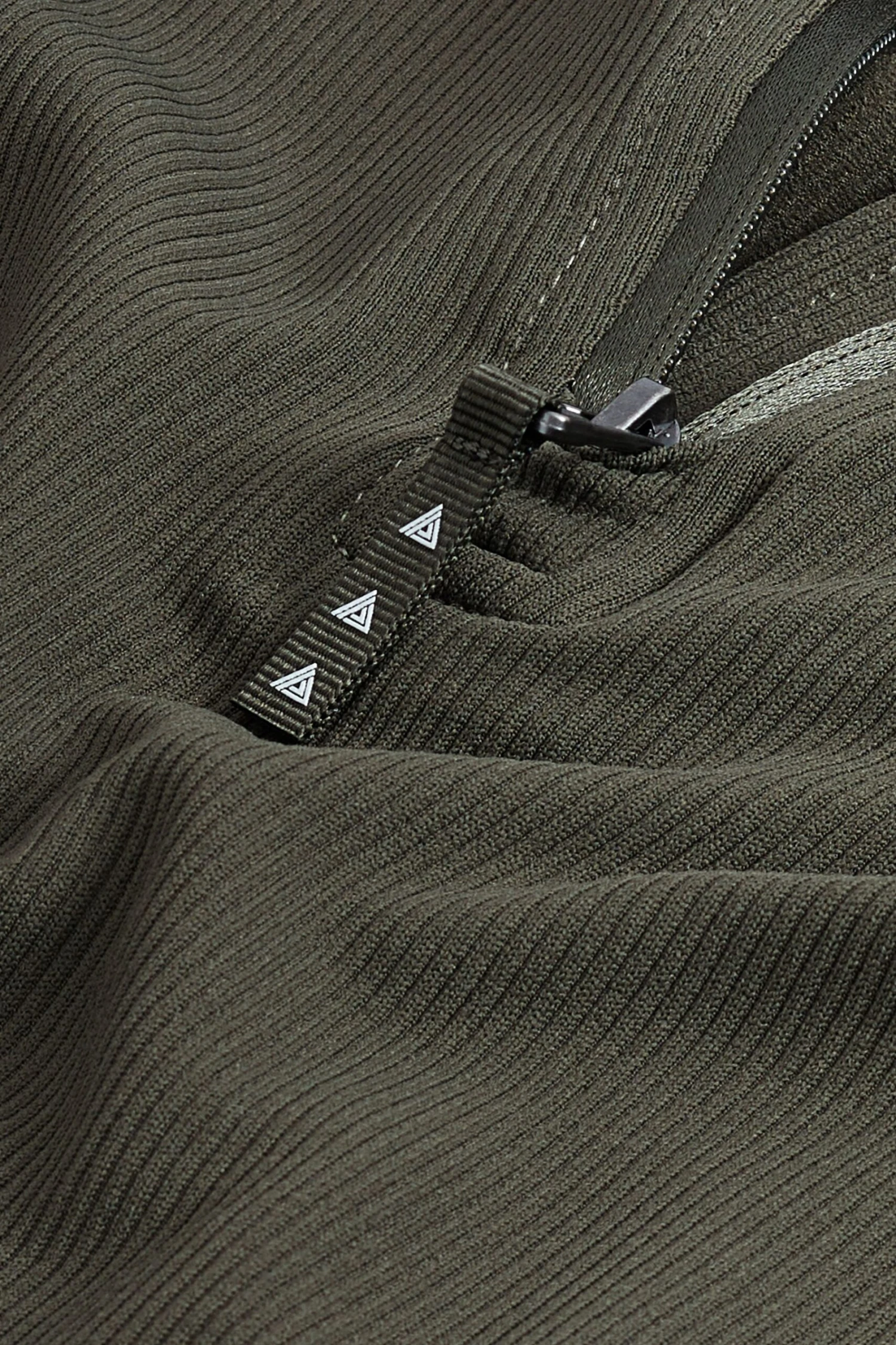 Next Khaki Seamless Ribbed Zip Neck Layer Top-Caqui 7 Next Khaki Seamless Ribbed Zip Neck Layer Top-Caqui - Imagen 7