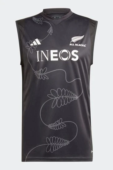 Adidas Black Performance All Blacks Rugby Performance Singlet 8 Adidas Black Performance All Blacks Rugby Performance Singlet - Imagen 8