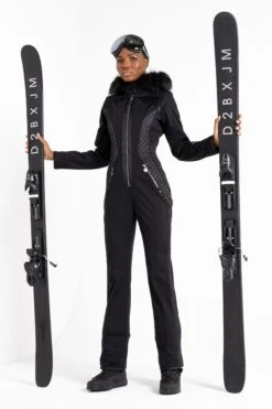 Dare 2b Julien Macdonald Black Supremacy Waterproof Ski Snowsuit -Tienda Barata Deporte D73777s4