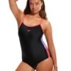 Speedo Womens Dive Thinstrap Muscleback Black Swimsuit