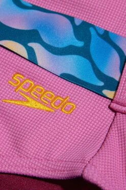 Speedo Womens Belted Deep U Back Swimsuit-Morado -Tienda Barata Deporte D74078s4