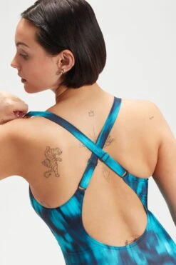 Speedo Womens Navy Shaping Printed Lexi Swimsuit 13 Speedo Womens Navy Shaping Printed Lexi Swimsuit -Tienda Barata Deporte D74082s5