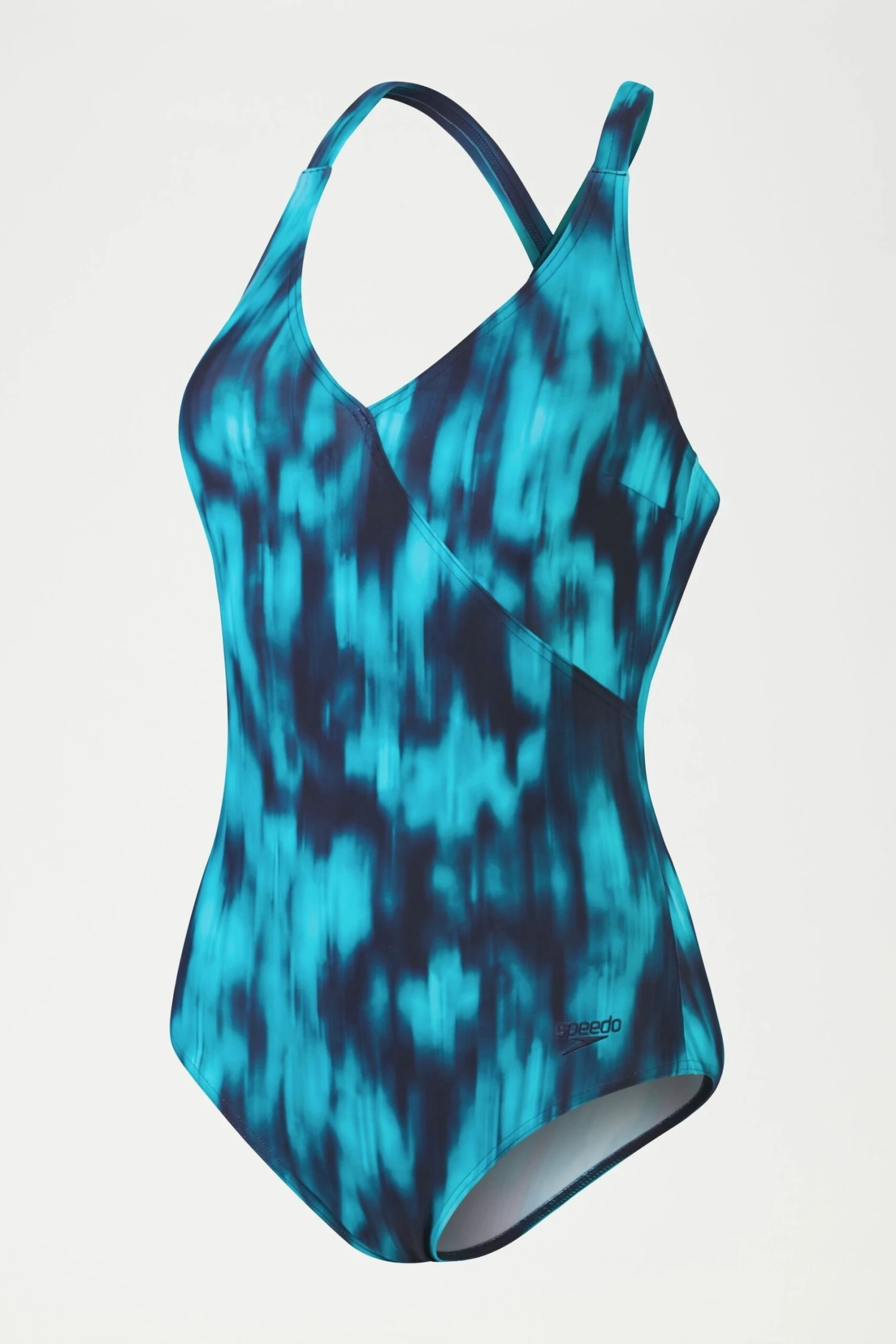 Speedo Womens Navy Shaping Printed Lexi Swimsuit 8 Speedo Womens Navy Shaping Printed Lexi Swimsuit - Imagen 8