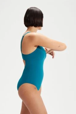 Speedo Womens Green Shaping Enlace Swimsuit -Tienda Barata Deporte D74089s4