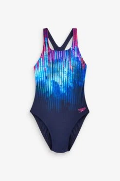 Speedo Womens Digital Printed Medalist Swimsuit-Azul Marino 14 Speedo Womens Digital Printed Medalist Swimsuit-Azul Marino -Tienda Barata Deporte D74098