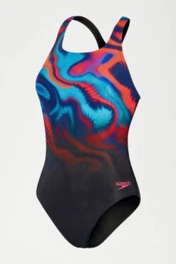 Speedo Womens Digital Printed Medalist Swimsuit-Azul Marino 13 Speedo Womens Digital Printed Medalist Swimsuit-Azul Marino -Tienda Barata Deporte D74099s6